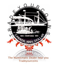 1991 Canada Silver Proof Dollar-Frontenac