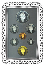 1994 Proof Set-R.C.M.P. Northern Dog