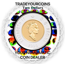 1996 Canada Proof Piedfort Twoonie, Sterling Silver Two Dollars Coin