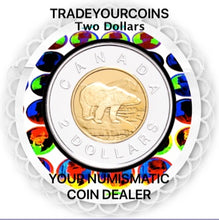 1996 Canada Proof Piedfort Twoonie, Sterling Silver Two Dollars Coin