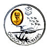 1997 Canada 20$ Canadair Ct-114 Tutor Jet-Aviation commemoratives Series two, Coin # 6
