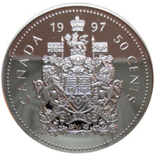 1997 Canada Fifty Cents Silver proof Heavy cameo