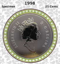 1998 Canada Nickel Quarter Specimen Caribou - 25 Cents
