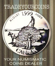 1999 Canada Sterling Silver Quarter Proof  - 25 Cents Commemorative August