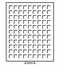 COIN BOXES WITH SQUARE COMPARTMENTS