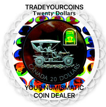 2001 Canada 20 Dollars Transportation on Land, Sterling coin # 4 The Russell