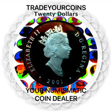 2001 Canada 20 Dollars Transportation on Land, Sterling coin # 4 The Russell