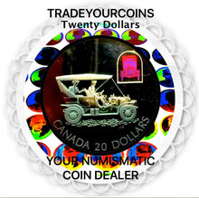 2001 Canada 20 Dollars Transportation on Land, Sterling coin # 4 The Russell