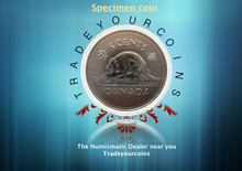 2002 Canada Five Cents Specimen Nickel Beaver