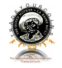 2002 Canada Silver Proof Dollar-Queen Mother