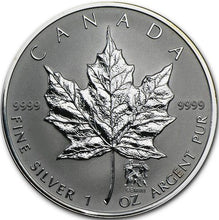 2004 Silver maple Leafs, Zodiac Privy Mark Set of 12 Coins