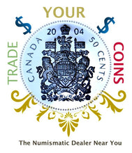 2004 Canada Fifty Cents Silver proof Heavy cameo