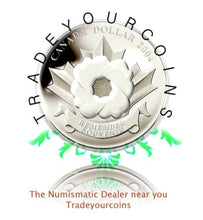 2004 Canada Silver Proof Dollar-The Poppy- Armistice Day