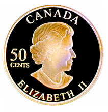 2005 Fifty Cents-Spangled Fritillary Butterfly, Hologram