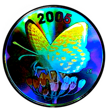 2005 Fifty Cents-Spangled Fritillary Butterfly, Hologram