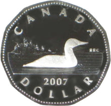 2007 Canada Proof Loonie Dollar From Wedding Sterling Silver set