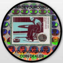 2007 Canada Nickel Plated Steel Painted Leaf Quarter - 25 Cents, Sport Card-Wheelchair Curling