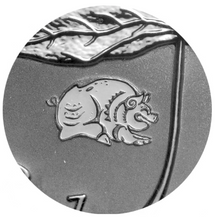 2007 Silver maple Leaf with Privy Marks-Year of the Pig