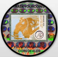 2009 Canada Nickel Plated Steel Painted Leaf Quarter - 25 Cents, Sport Card-Ice Sledge Hockey