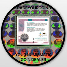 2009 Canada Nickel Plated Steel Quarter - 25 Cents, Sport Card-Painted Leaf-Cross Country