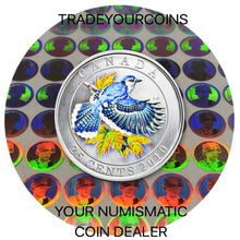 2010 Canada Nickel Quarter - 25 Cents Birds of Canada Series, Blue Jay