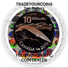 2010 Canada Fine Silver Proof $10 ,Blue Whale Ten Dollars