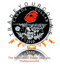 2010 Canada Special Edition Proof Silver Dollar - The Coloured Poppy