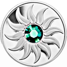 2011 $3 Three Dollars-Birthstone Collection-May-Emerald