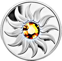 2011 $3 Three Dollars-Birthstone Collection-November-Topaz