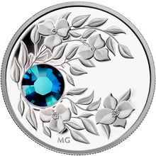 2012 $3 Three Dollars-Birthstone Collection-December-Zircon