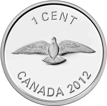 2012 Canada Farewell to Penny One 1 Cent Pure .9999 Silver