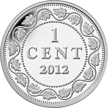 2012 Canada Farewell to Penny One 1 Cent Pure .9999 Silver