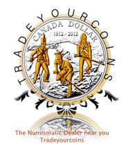 2012 Canada Gold Plated Silver Dollar-200th Anniversary of the War 1812