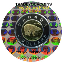 2012 Canada Proof Twoonie, Nickel Two Dollars Coin
