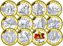 2013 Canada Fine Silver $10 ten dollars O Canada set One, Gold Plated-12 coin