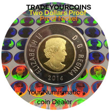 2014 Canada Proof Twoonie, Nickel Two Dollars Coin