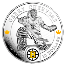 2015 $10 Ten Dollars-Goalies-Gerry Cheevers