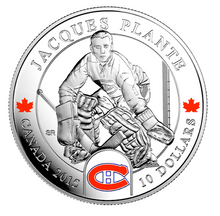 2015 $10 Ten Dollars-Goalies-Jaques Plante