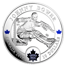 2015 $10 Ten Dollars-Goalies-Johnny Bower