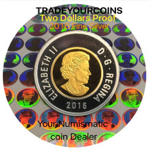 2016 Canada Proof Twoonie, Fine Silver Two Dollars Coin