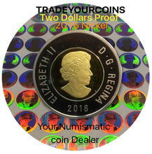 2016 Canada Proof Twoonie, Nickel Two Dollars Coin