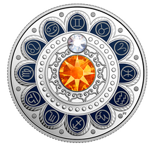 2017 Canada 3$ Three Dollars - Zodiac Series-Gemini