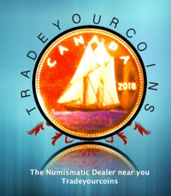 2018 Canada Fine Silver Colourised Dime Proof Bluenose - 10 Cents