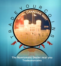 2018 Canada Fine Silver Colourised  Proof Medaillion