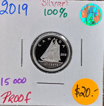 2019 Canada Fine Silver Dime Proof Bluenose - 10 Cents