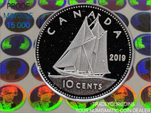 2019 Canada Fine Silver Dime Proof Bluenose - 10 Cents