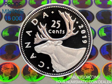 2019 Canada Fine Silver Quarter Proof Caribou - 25 Cents