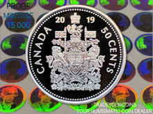 2019 Canada Fine Silver Proof 50 cents-Coat of Arms