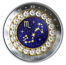 2019 Canada Fine Silver $5 Five Dollars- Birthstones Zodiac Series-Scorpio