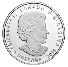2019 Canada Fine Silver $5 Five Dollars- Birthstones Zodiac Series-Virgo